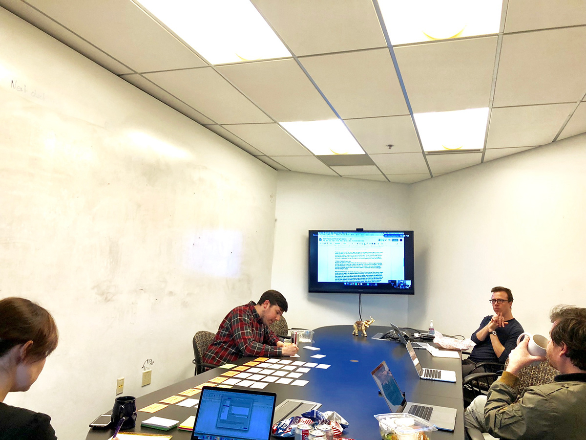 Cross-functional Socrata team workshop